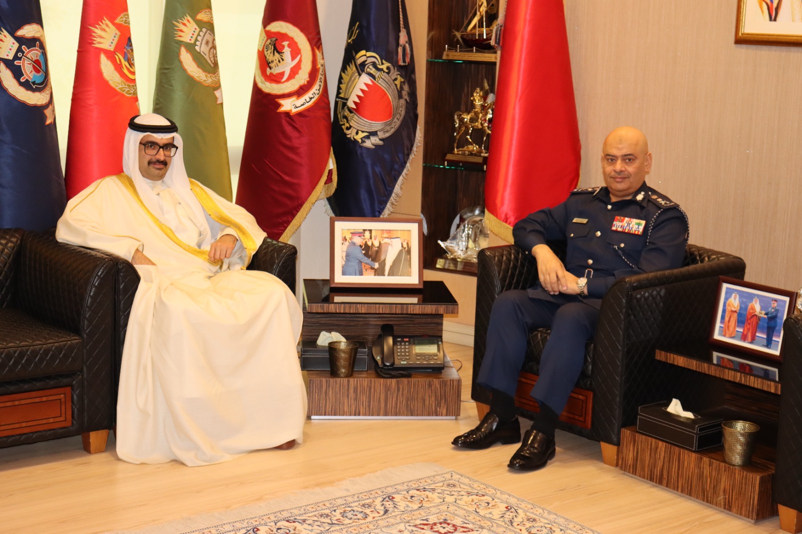 رئيس الأمن العام يستقبل محافظ الجنوبية<